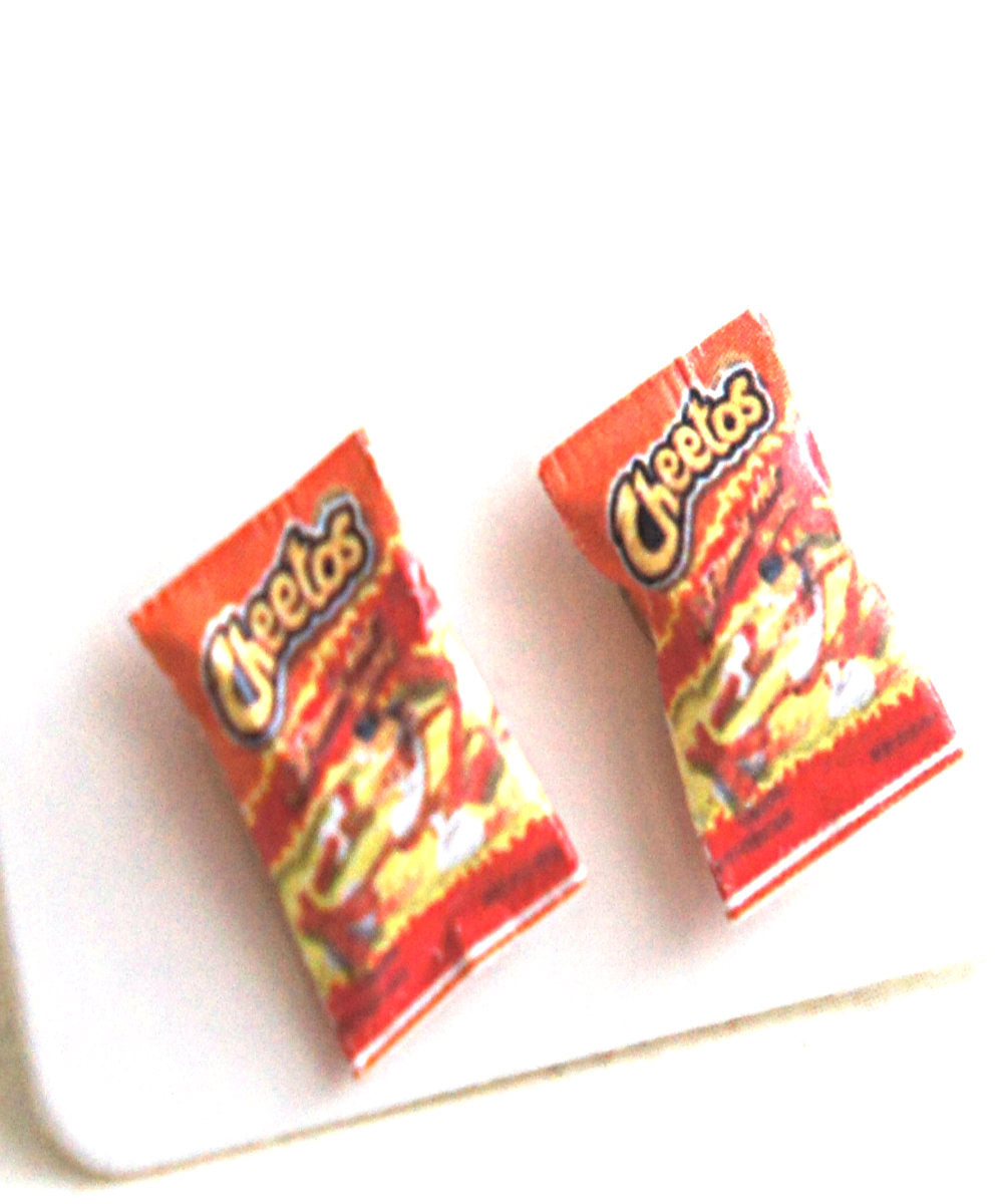 Hot Cheetos Stud Earrings - Jillicious charms and accessories