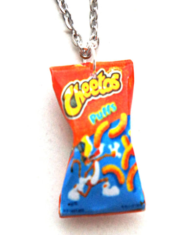 Cheetos Puffs Necklace - Jillicious charms and accessories