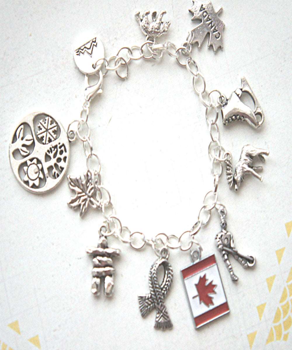 Canada Inspired Charm Bracelet - Jillicious charms and accessories