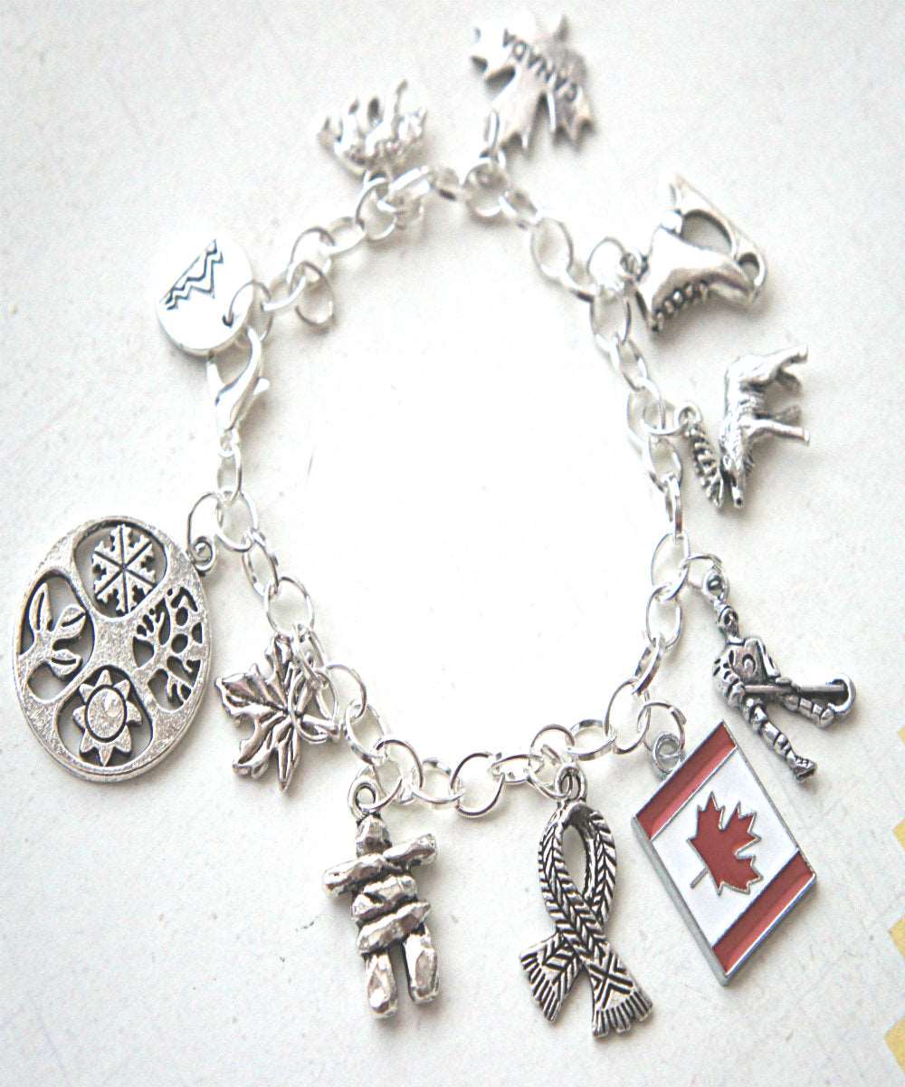 Canada Inspired Charm Bracelet - Jillicious charms and accessories