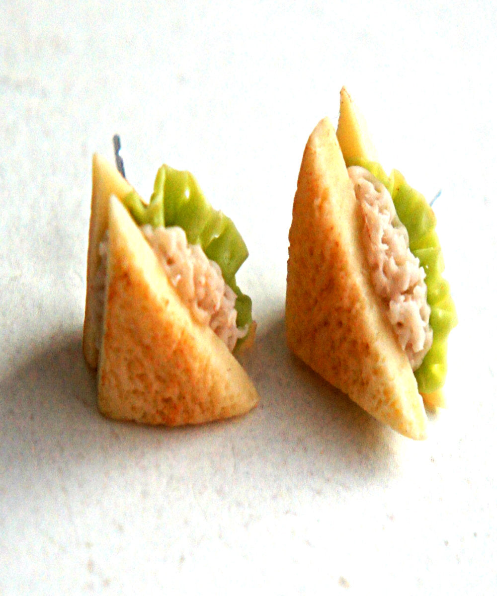 Tuna Sandwich Earrings - Jillicious charms and accessories