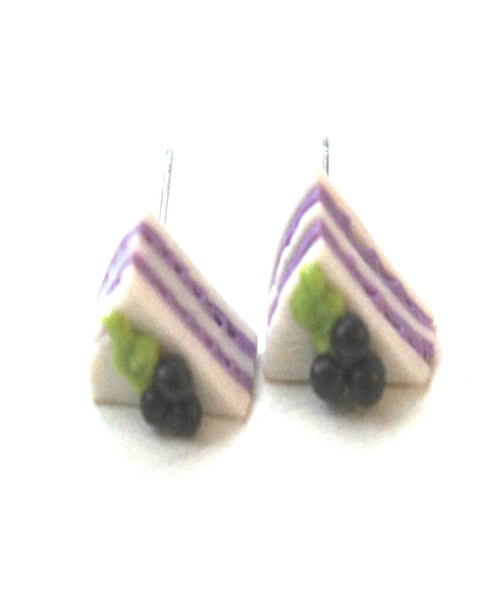 Blueberry Cake Stud Earrings - Jillicious charms and accessories
