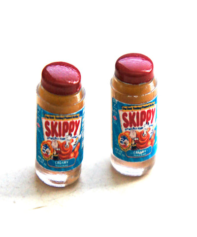 Peanut Butter Jar Stud Earrings - Jillicious charms and accessories