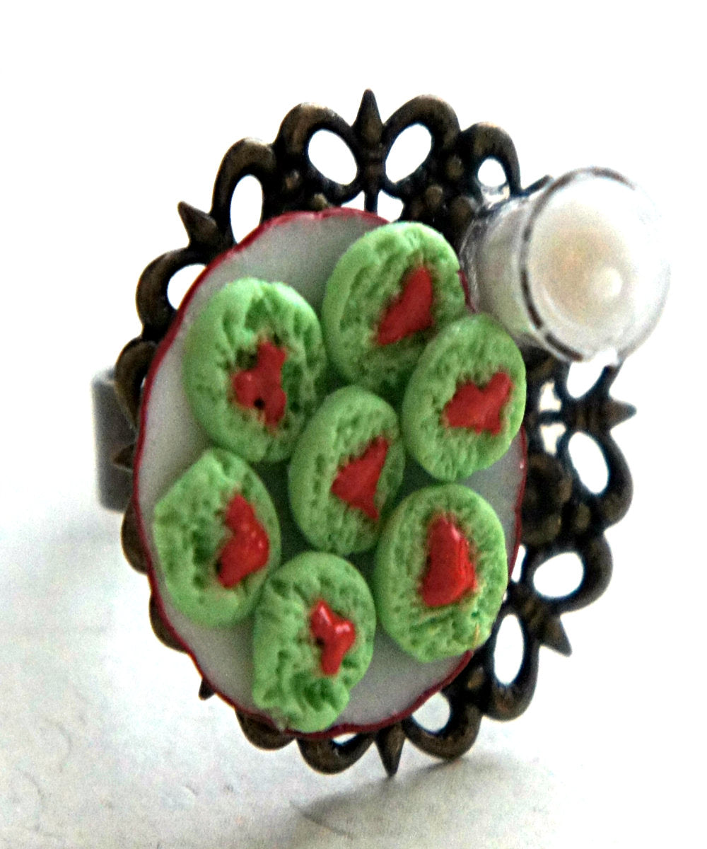 The Grinch Cookies and Milk Ring - Jillicious charms and accessories