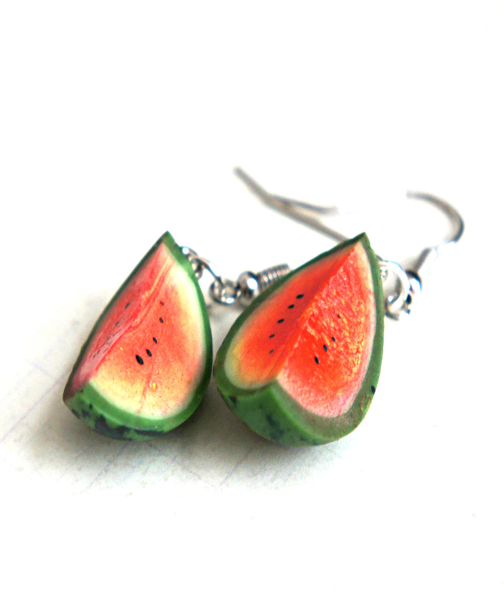 Watermelon Dangle Earrings - Jillicious charms and accessories