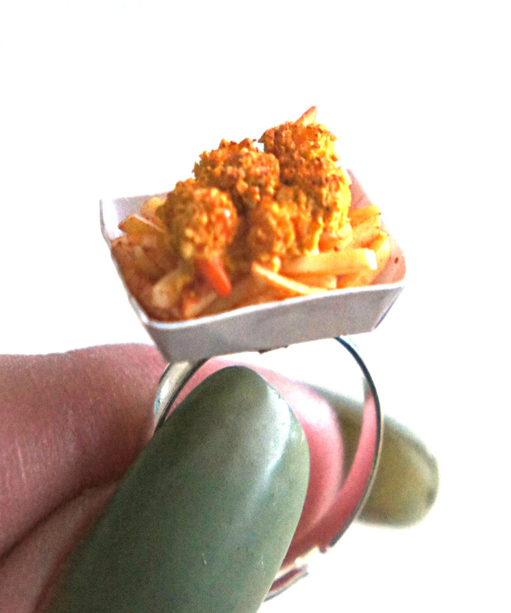 Shrimp and Chips Ring - Jillicious charms and accessories