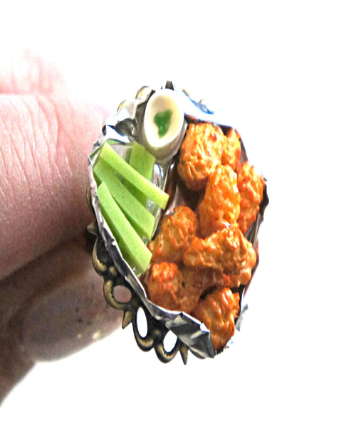 Buffalo Wings Ring - Jillicious charms and accessories