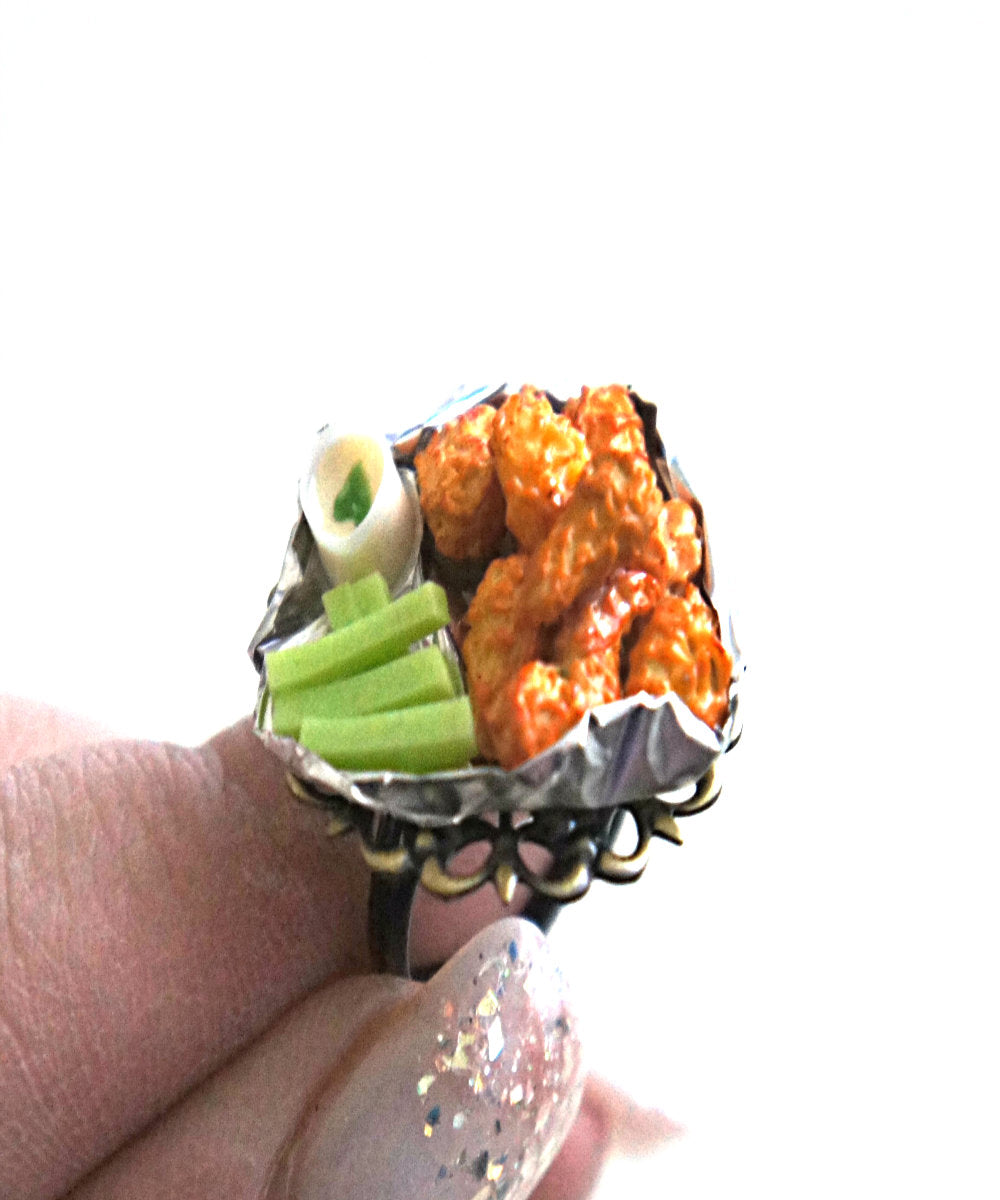 Buffalo Wings Ring - Jillicious charms and accessories