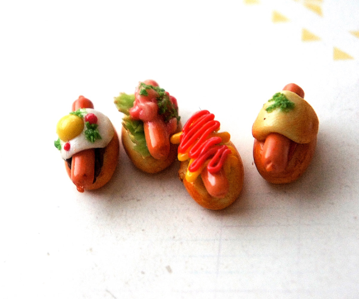 Hotdog Sandwich  Necklace - Jillicious charms and accessories
