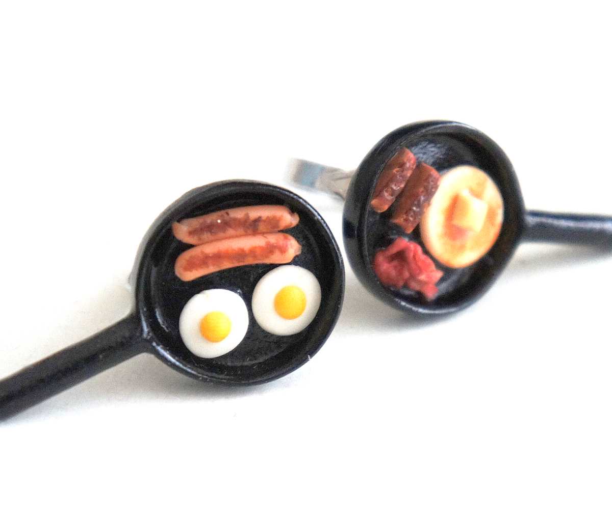 Breakfast Skillet Ring - Jillicious charms and accessories