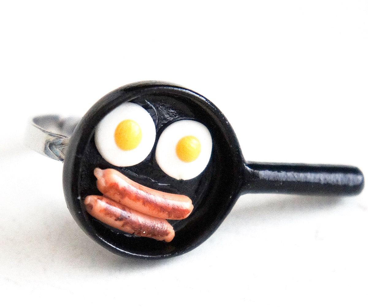 Breakfast Skillet Ring - Jillicious charms and accessories