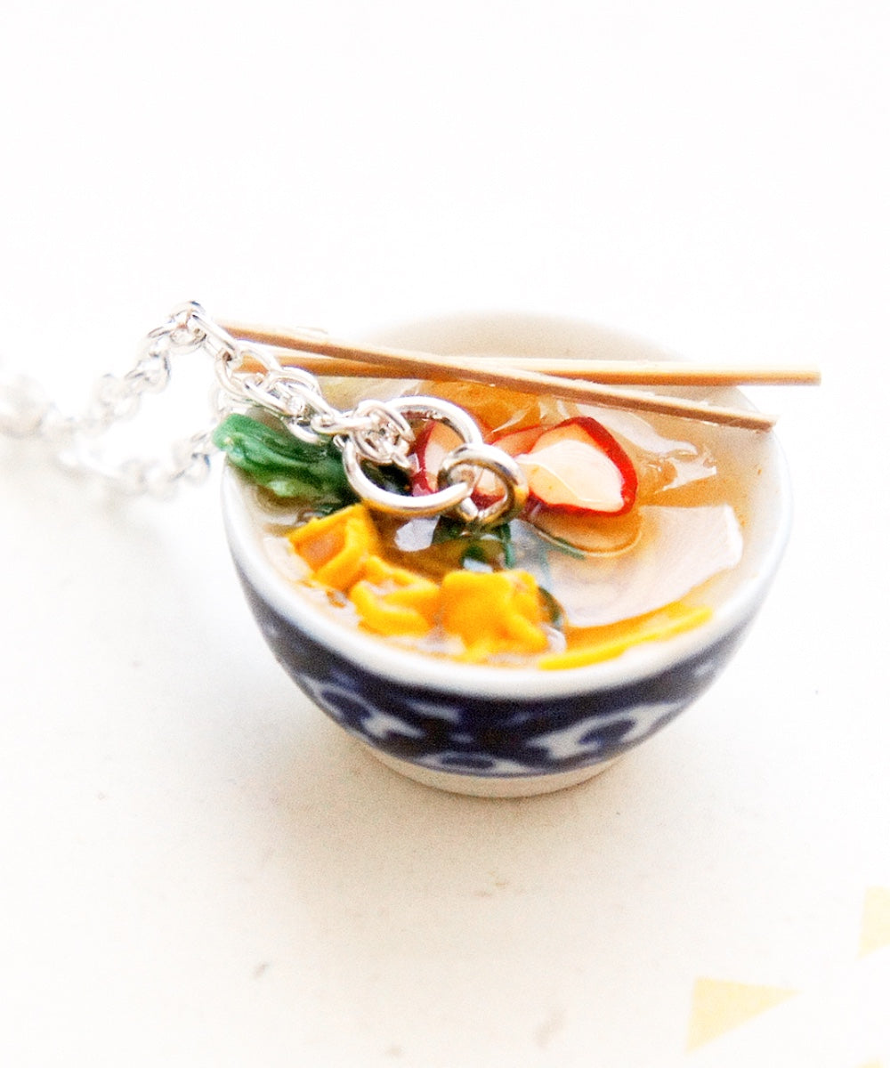 Wonton Noodles Soup Necklace - Jillicious charms and accessories
