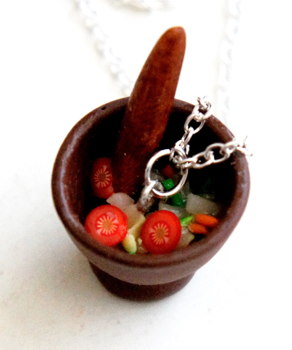 Papaya Salad Necklace - Jillicious charms and accessories