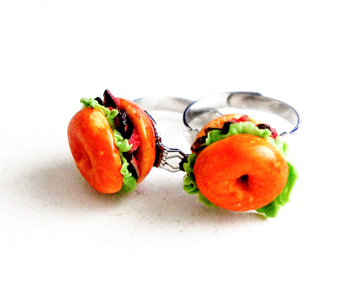 Roast Beef Bagel Ring - Jillicious charms and accessories