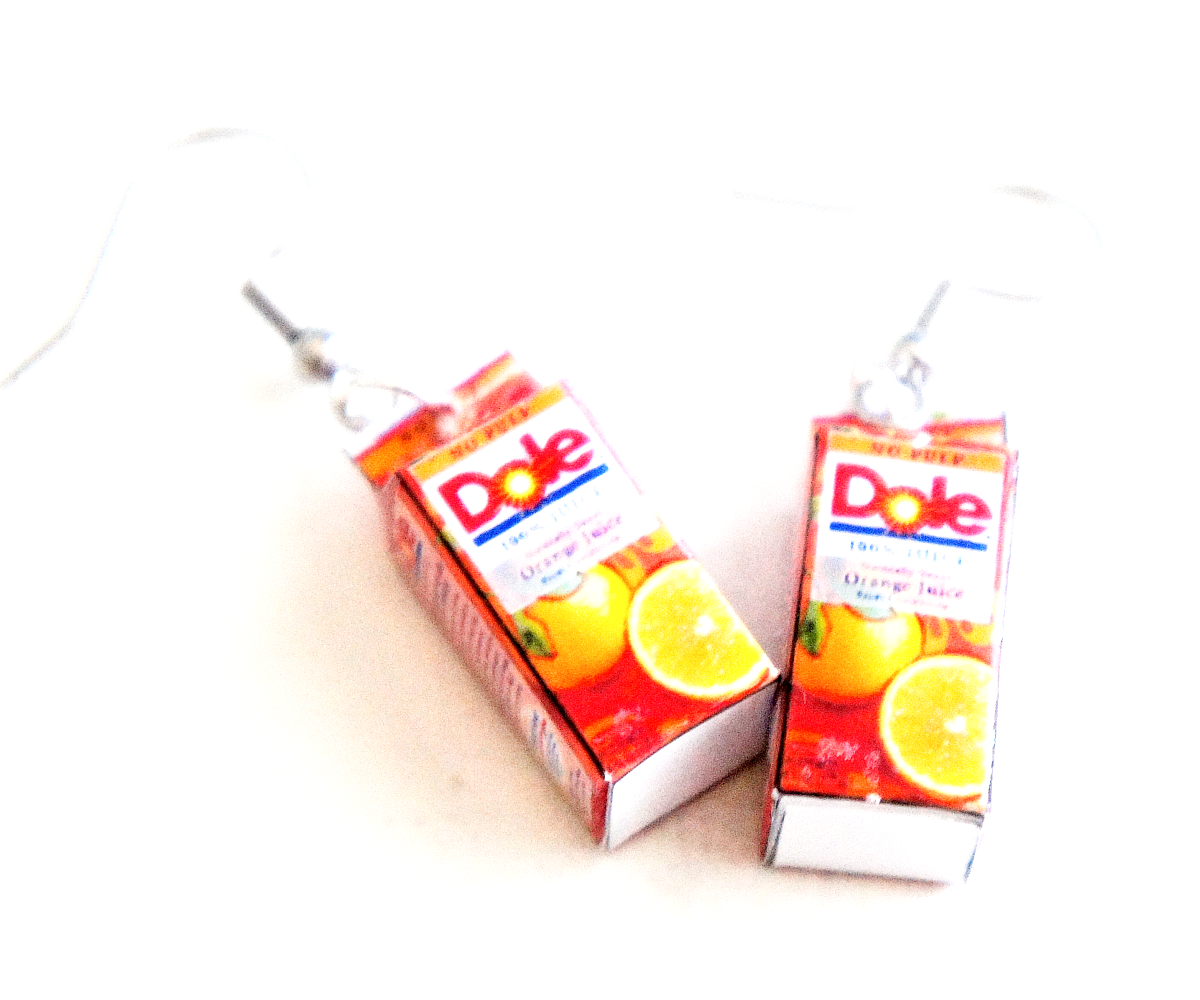 Juice Box Dangle Earrings - Jillicious charms and accessories
