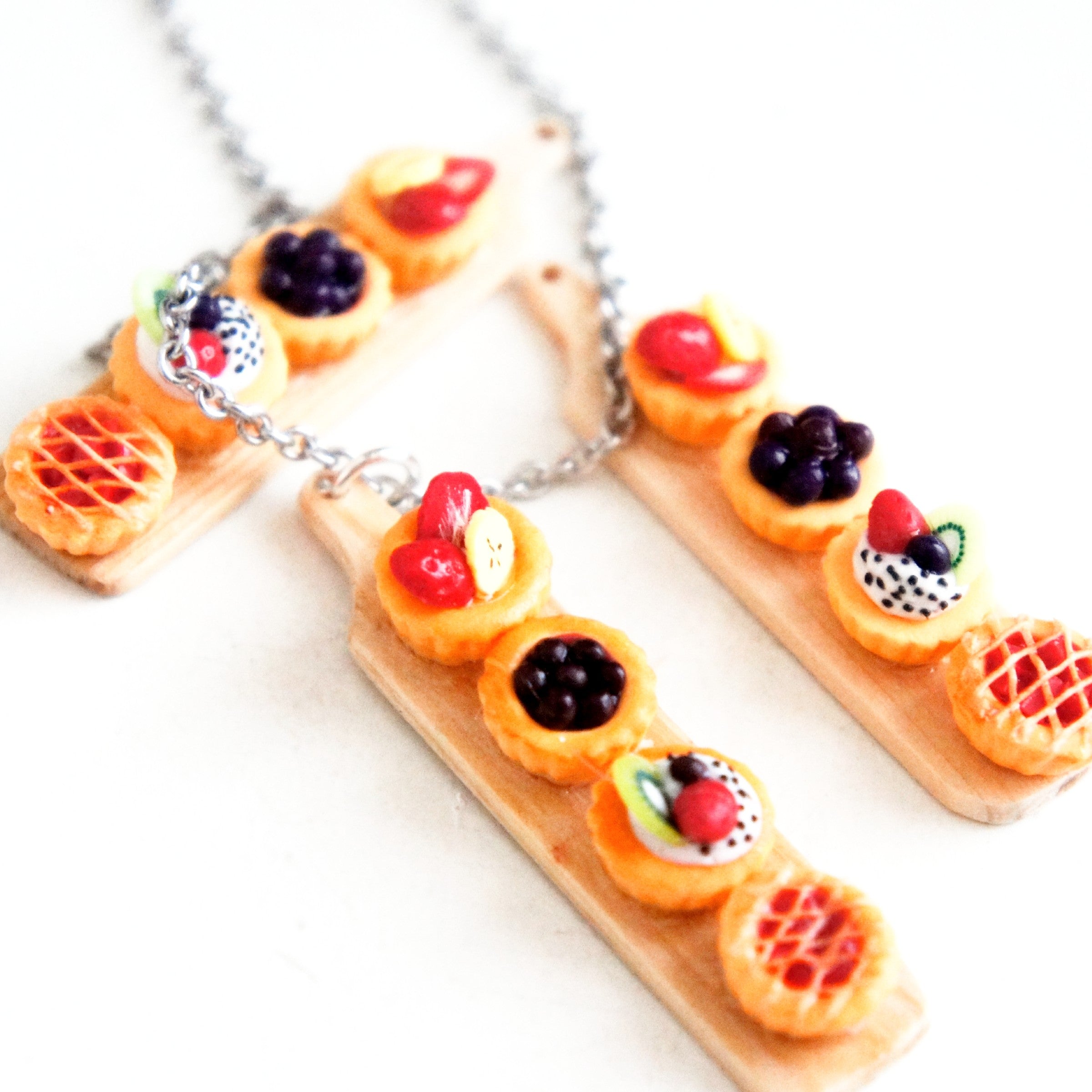 Fruit Pie Sampler Necklace - Jillicious charms and accessories