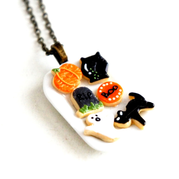 Halloween Cookies Sampler Necklace - Jillicious charms and accessories