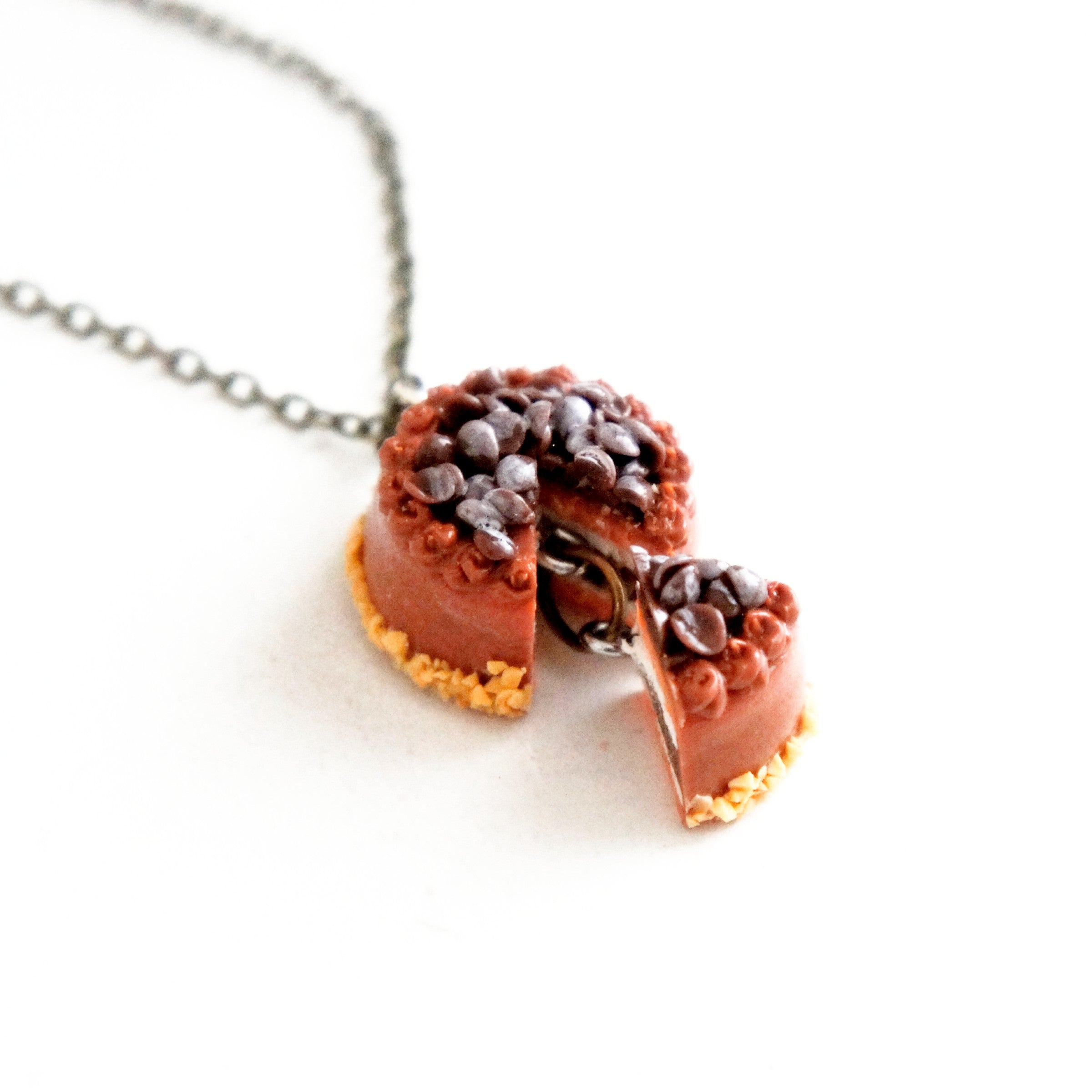 Hazelnut Ice Cream Cake Necklace - Jillicious charms and accessories