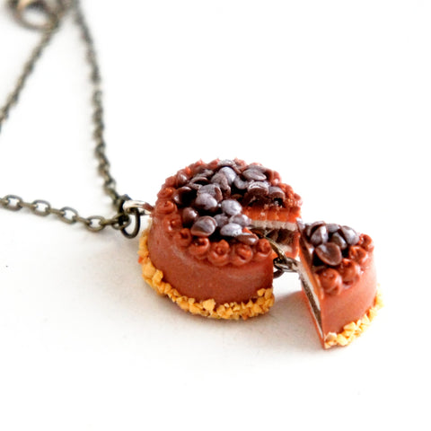 Hazelnut Ice Cream Cake Necklace - Jillicious charms and accessories