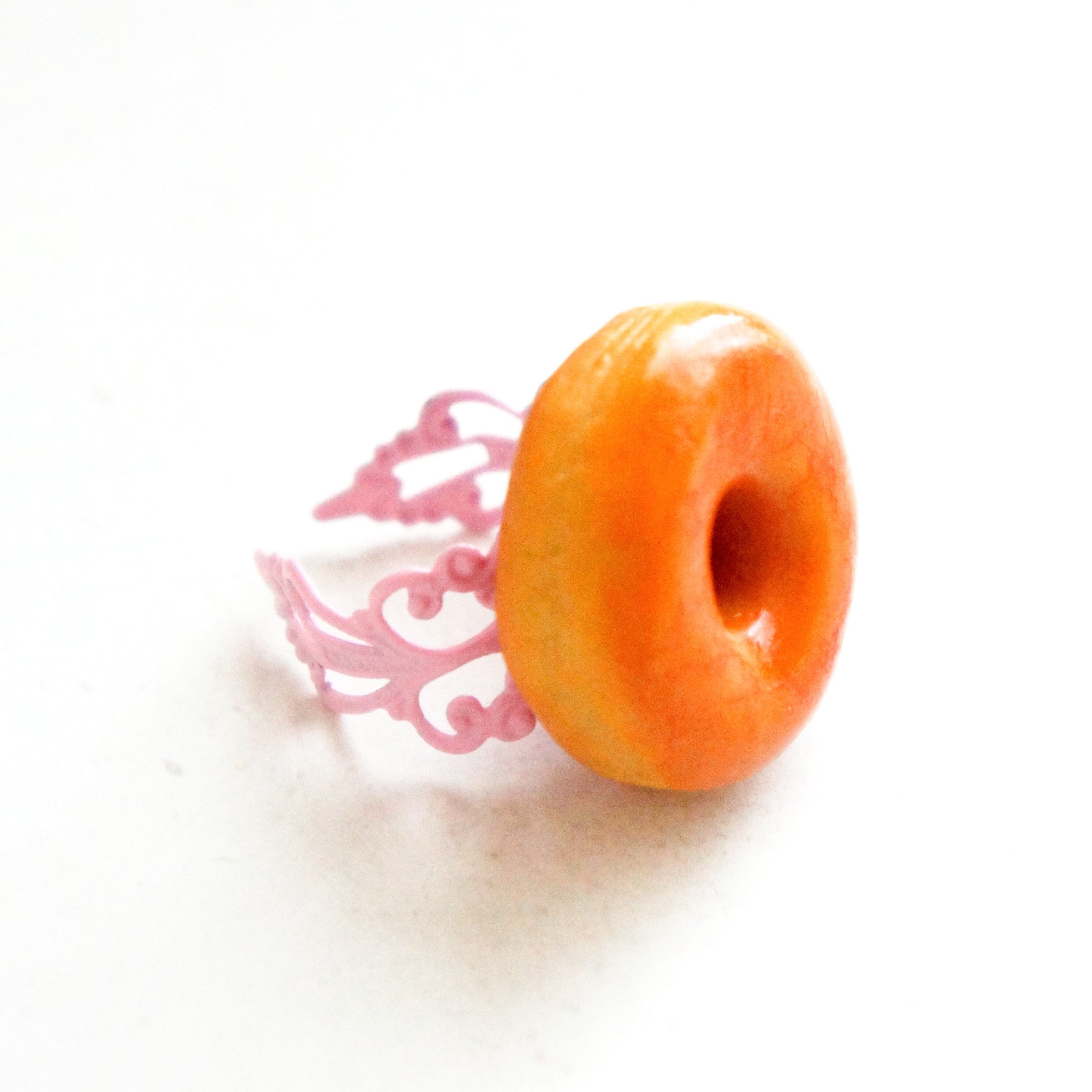 Glazed Donut Ring - Jillicious charms and accessories