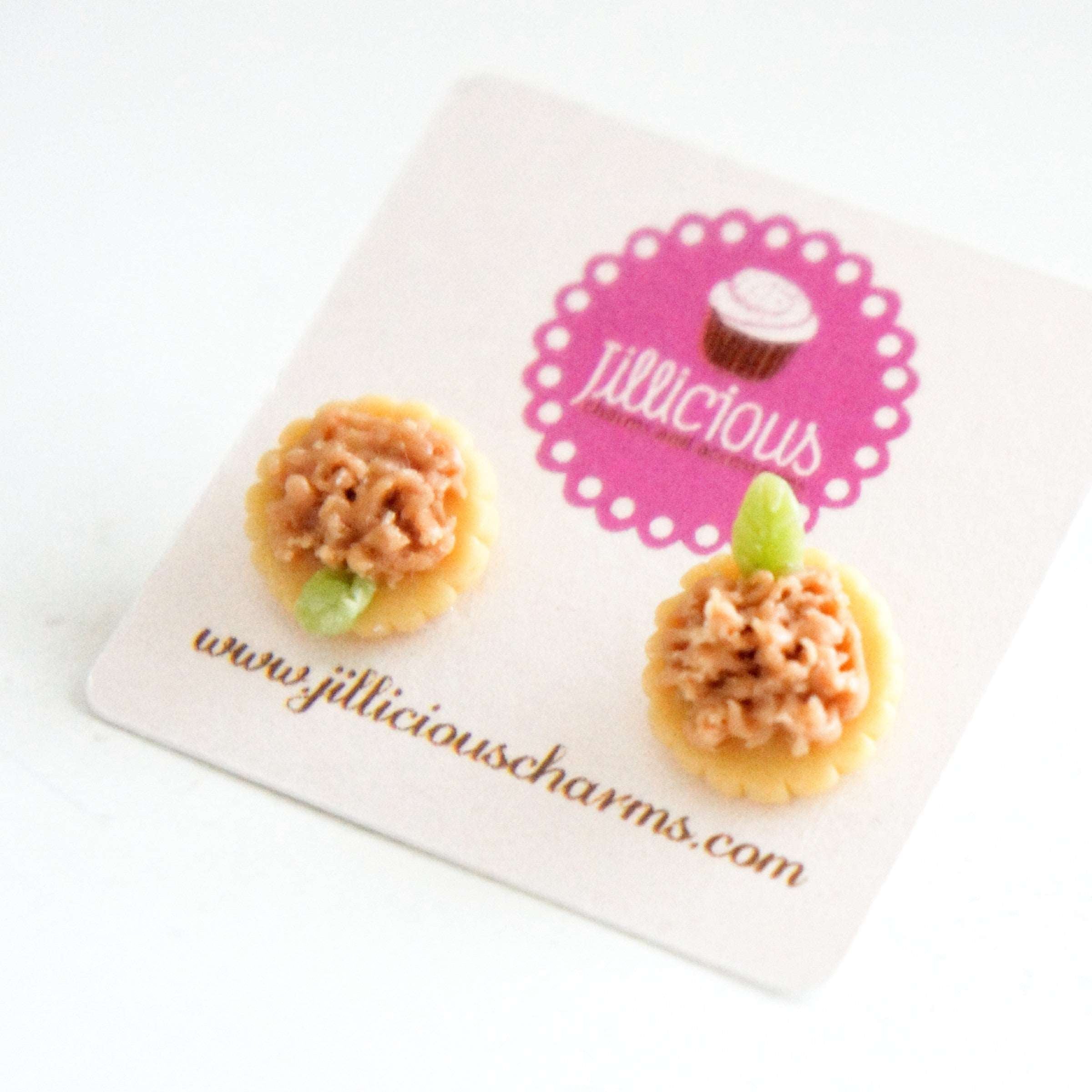 Cheese and Tuna Earrings - Jillicious charms and accessories
