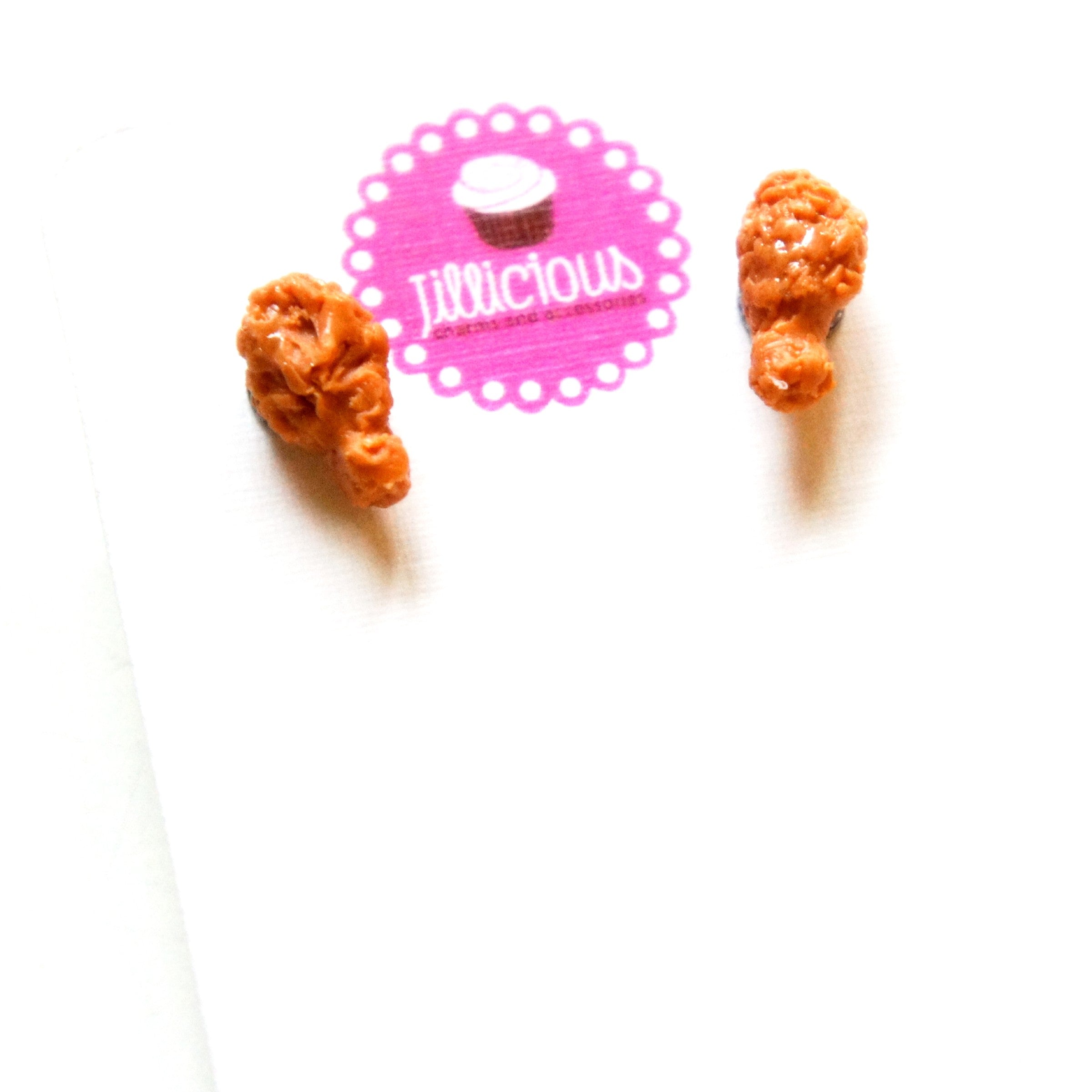 Fried Chicken Stud Earrings - Jillicious charms and accessories