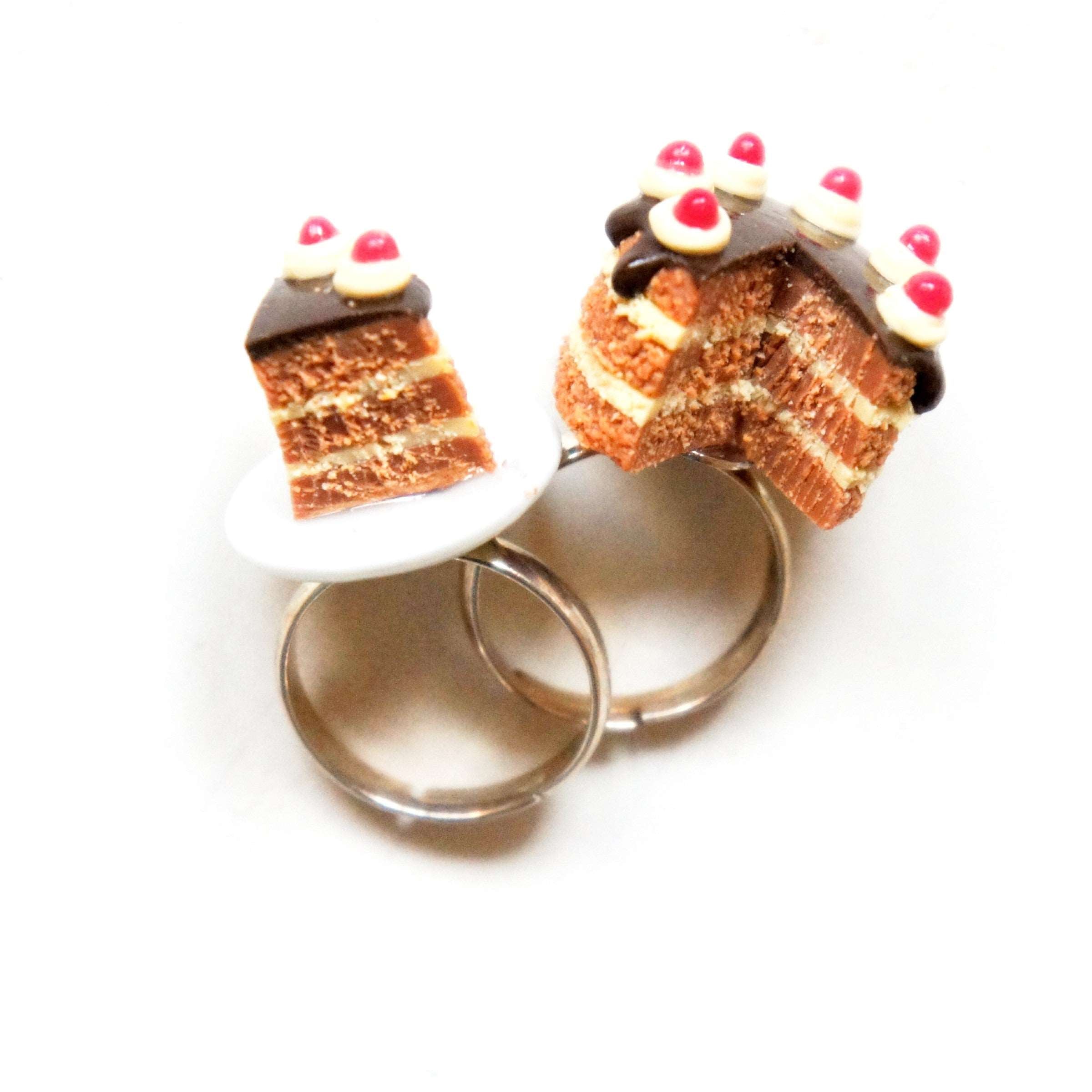 Black Forest Cake Friendship Ring Set - Jillicious charms and accessories