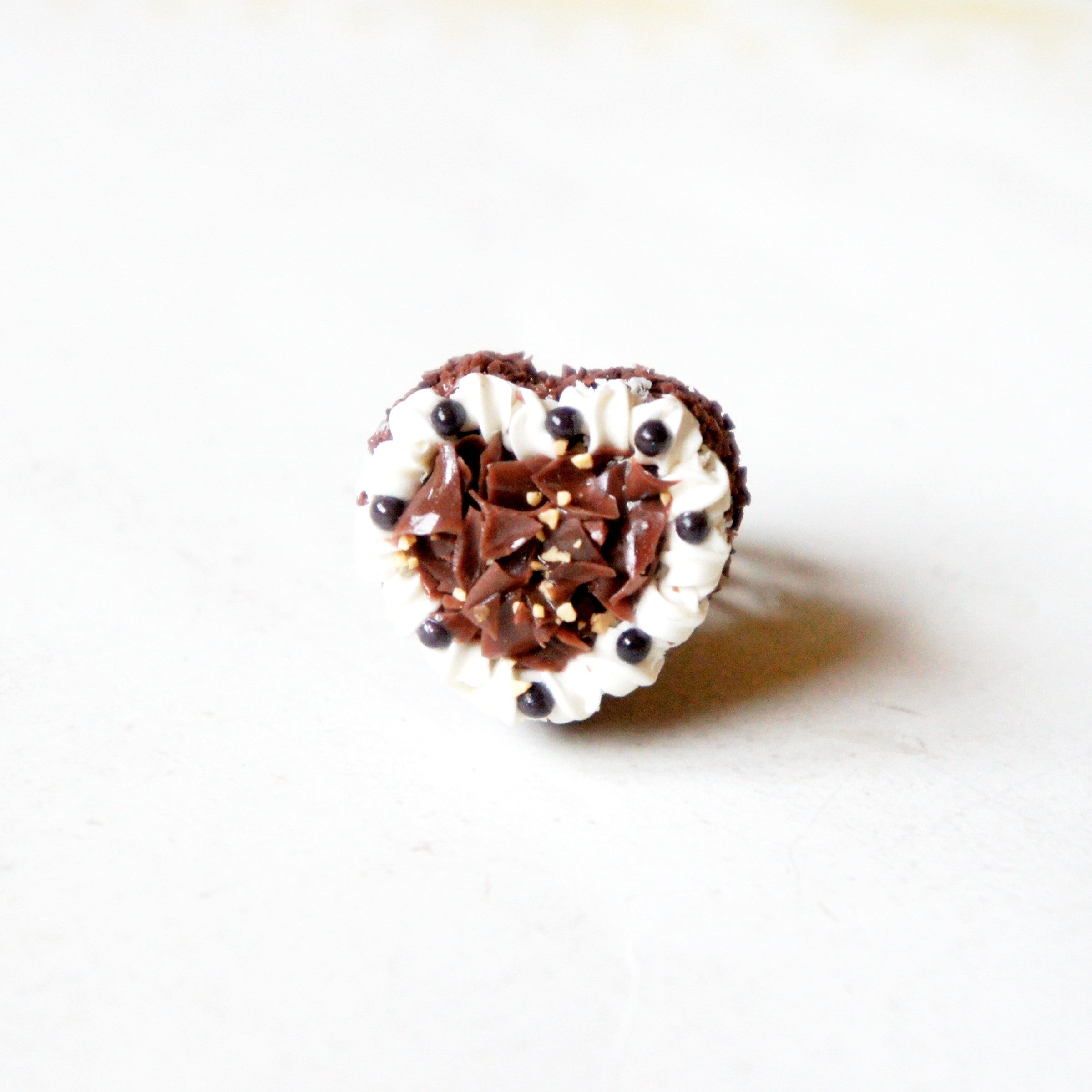 Heart Chocolate Cake Ring - Jillicious charms and accessories