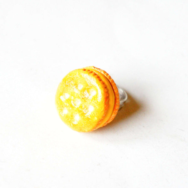 Cheese Crackers Ring - Jillicious charms and accessories