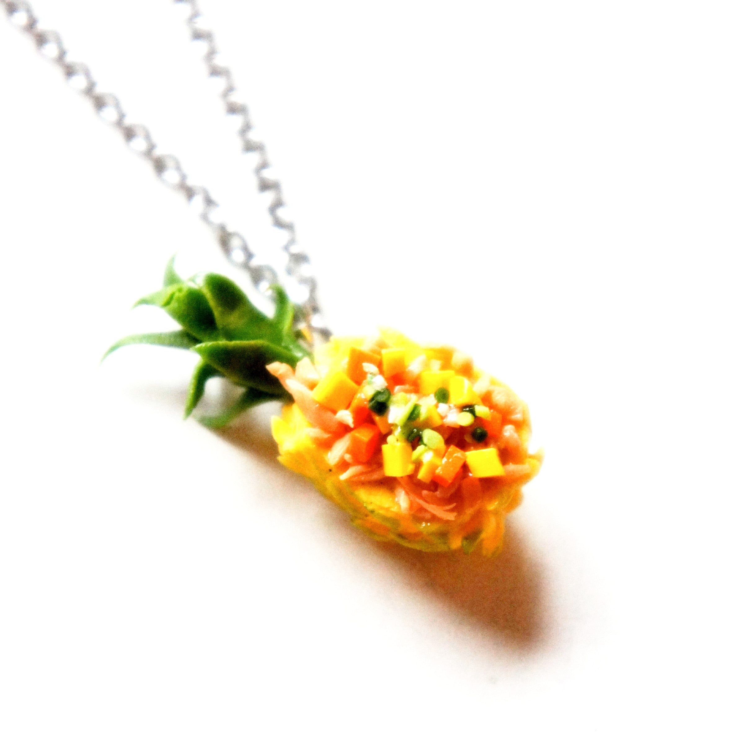 Pineapple Fried Rice Necklace - Jillicious charms and accessories