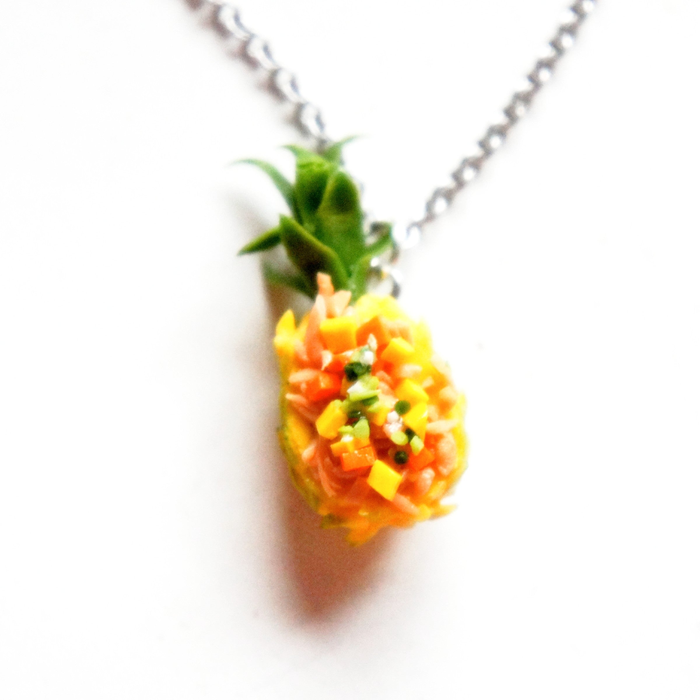 Pineapple Fried Rice Necklace - Jillicious charms and accessories