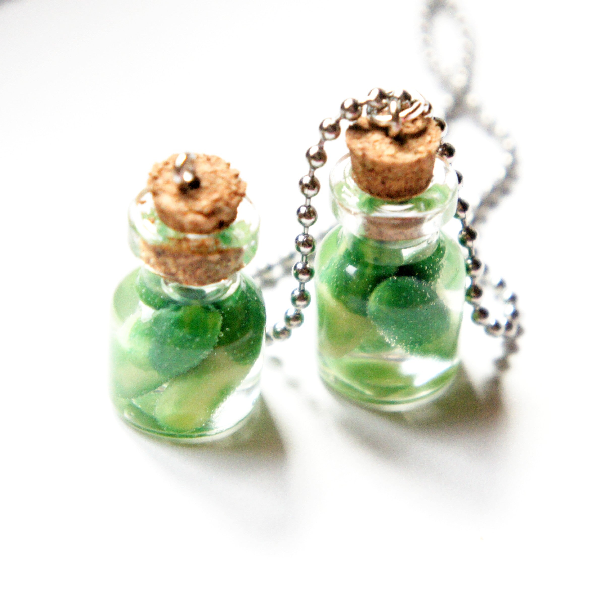 Pickles in a Jar Necklace - Jillicious charms and accessories