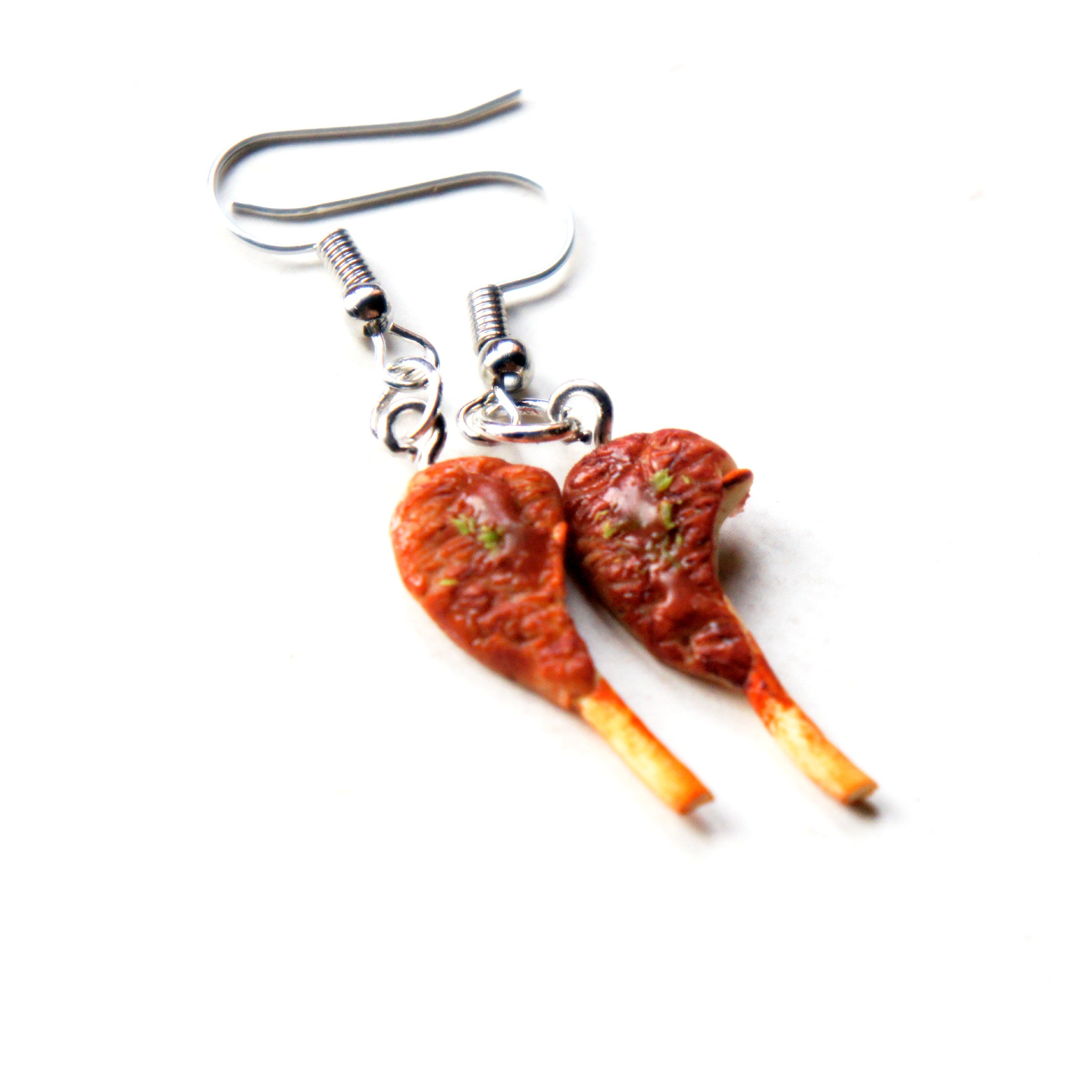 Lamb chops Dangle Earrings - Jillicious charms and accessories