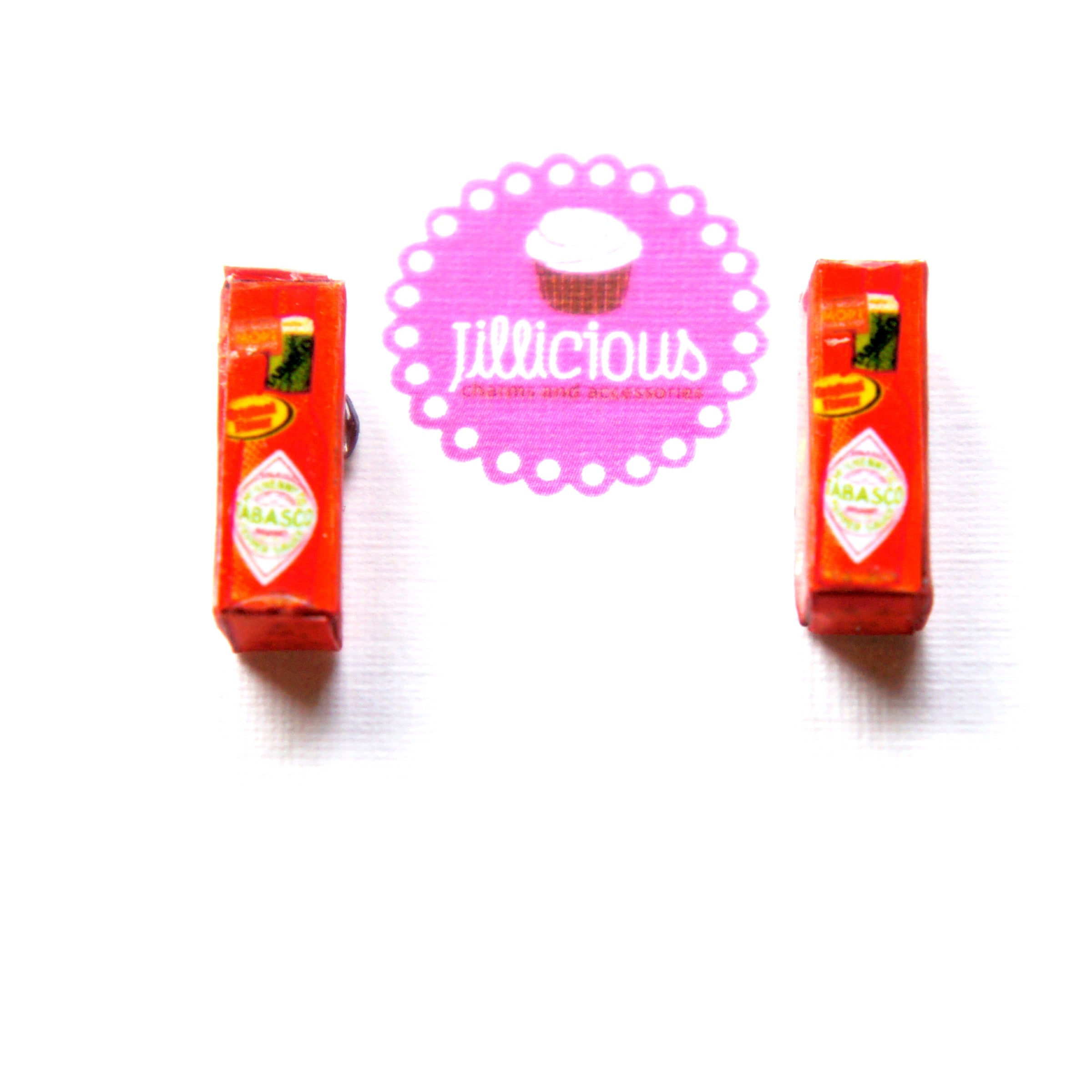 Hot Sauce Stud Earrings - Jillicious charms and accessories