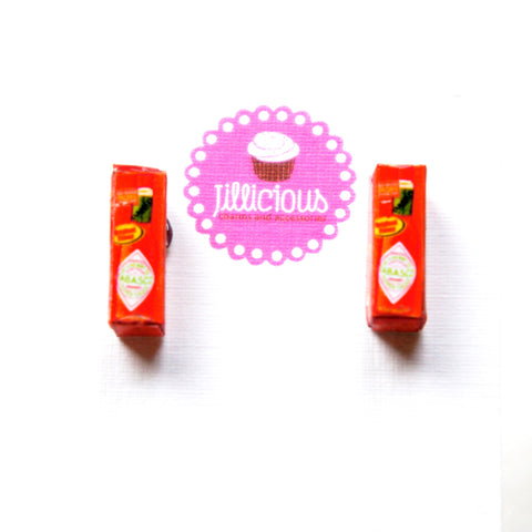 Hot Sauce Stud Earrings - Jillicious charms and accessories