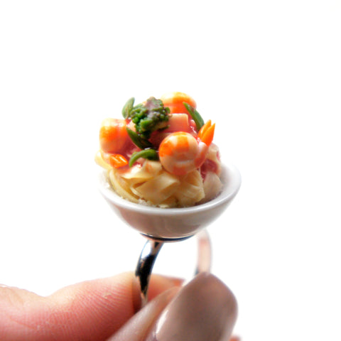 Seafood Pasta Ring - Jillicious charms and accessories