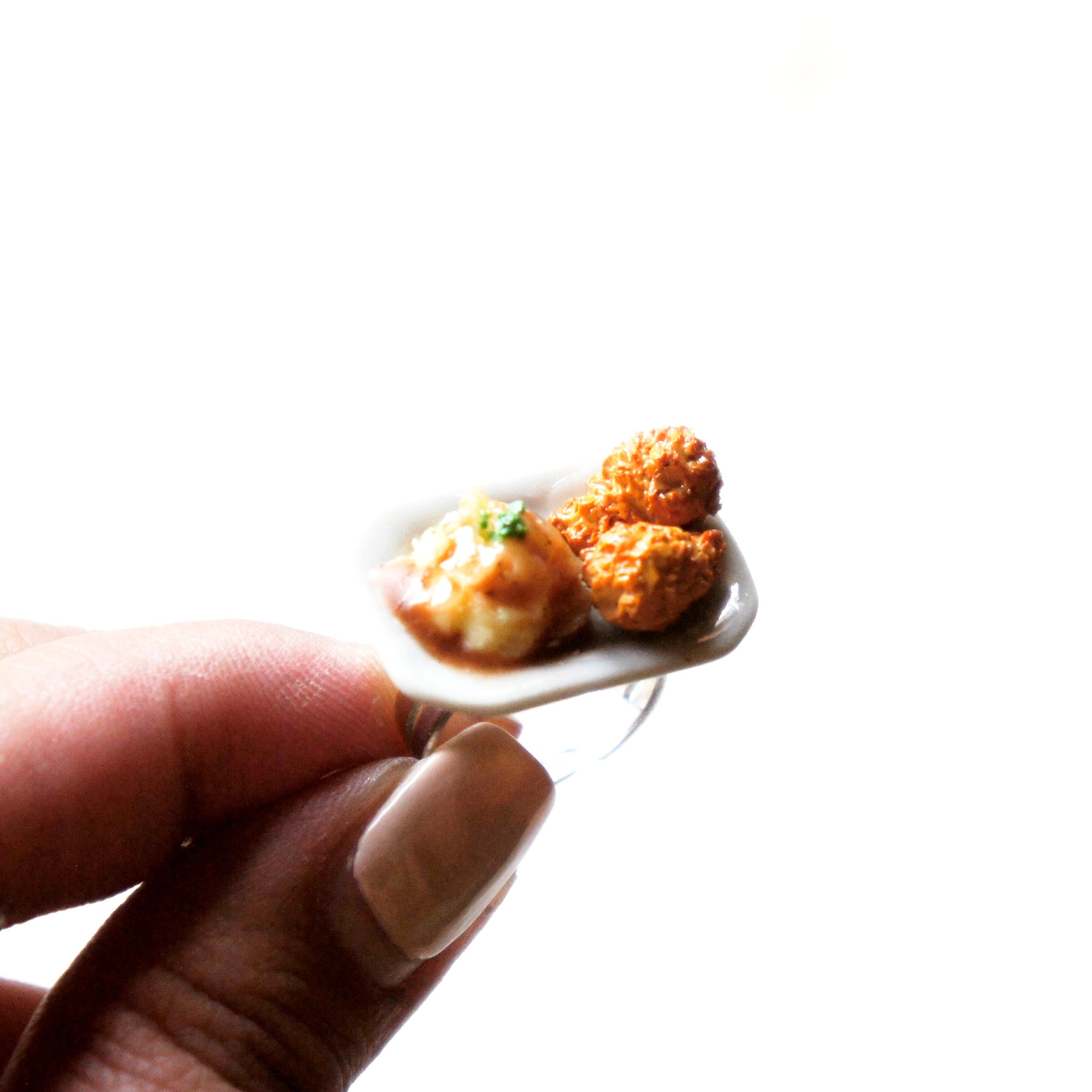 Fried Chicken and Gravy Ring - Jillicious charms and accessories