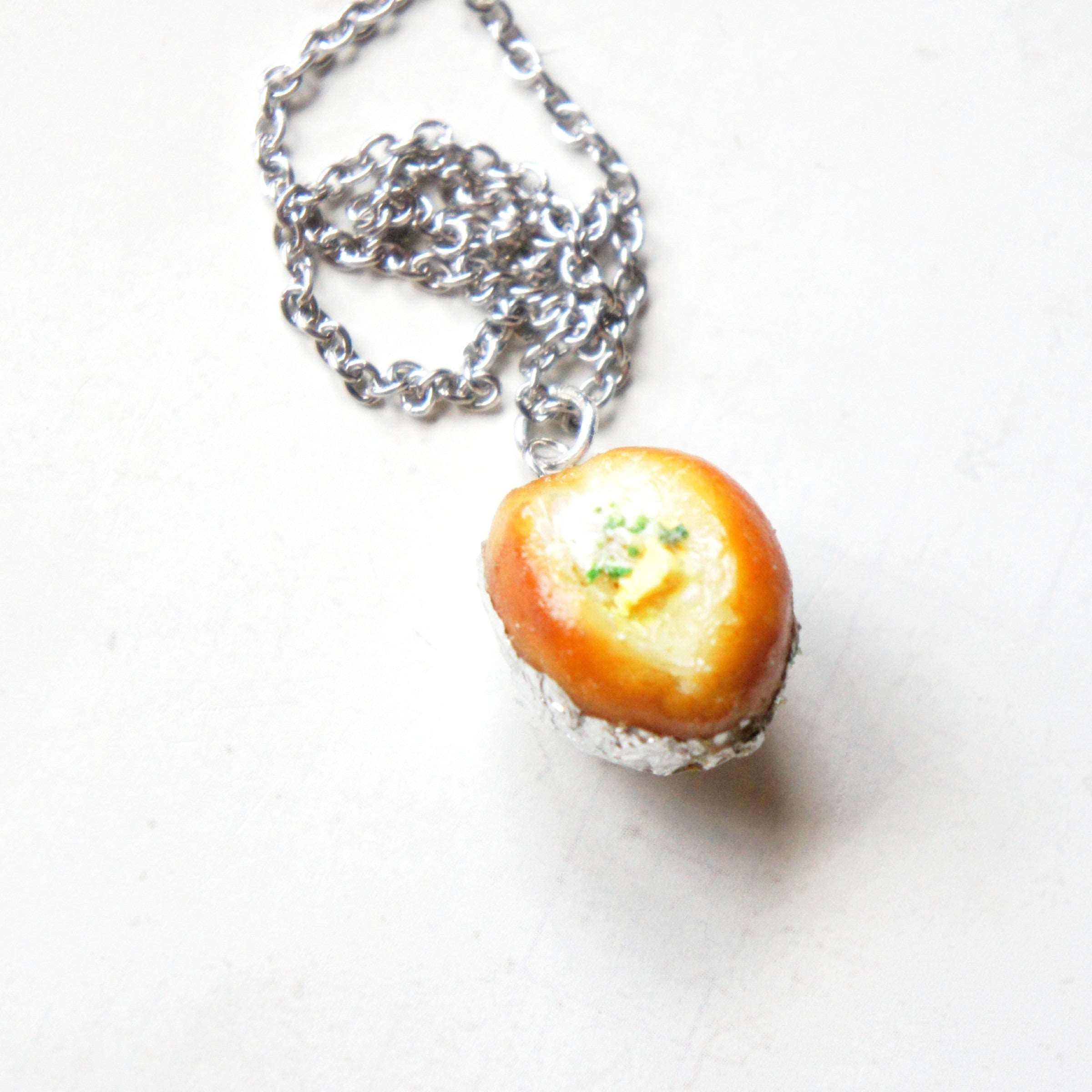 Baked Potato Necklace - Jillicious charms and accessories