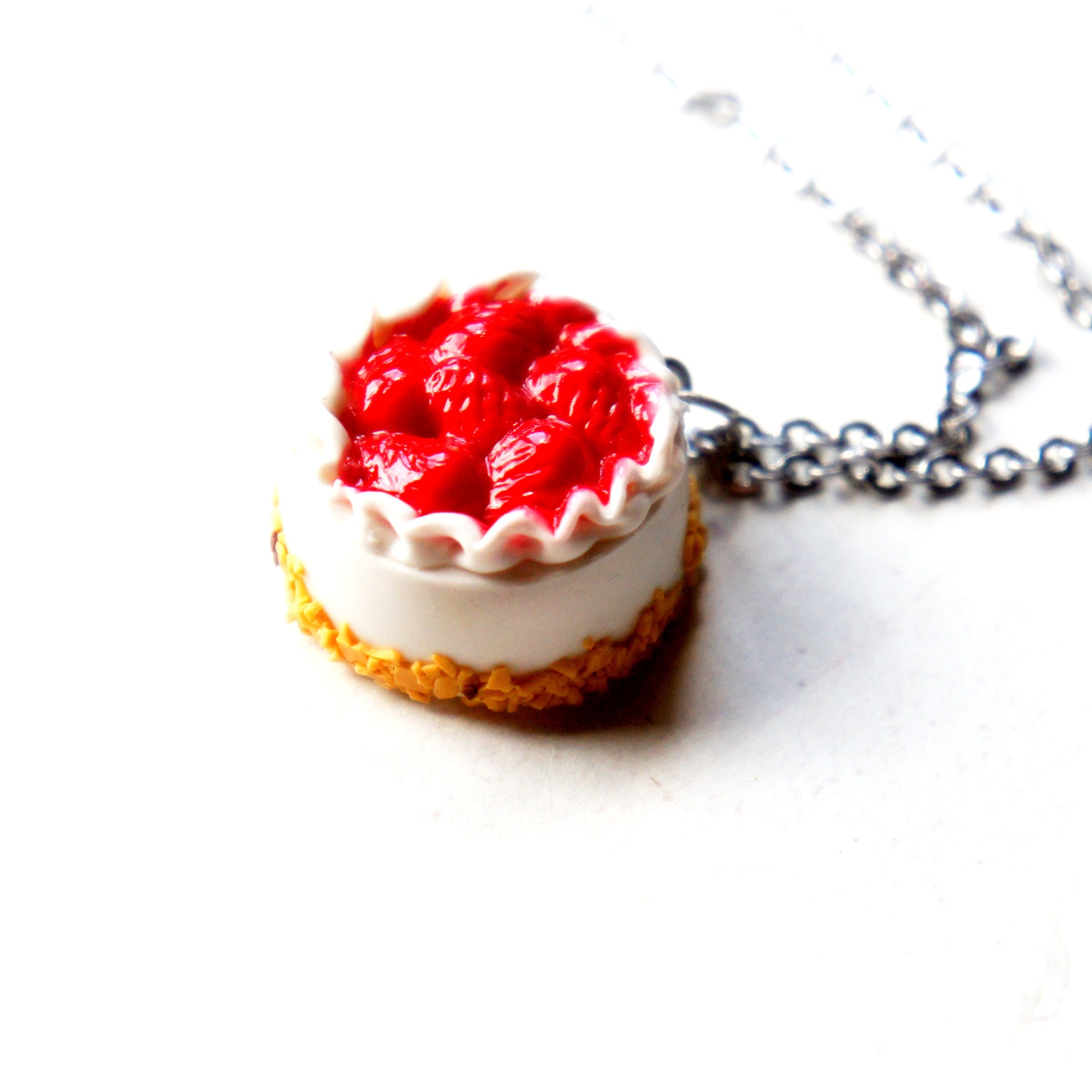 Strawberry Cheesecake Necklace - Jillicious charms and accessories