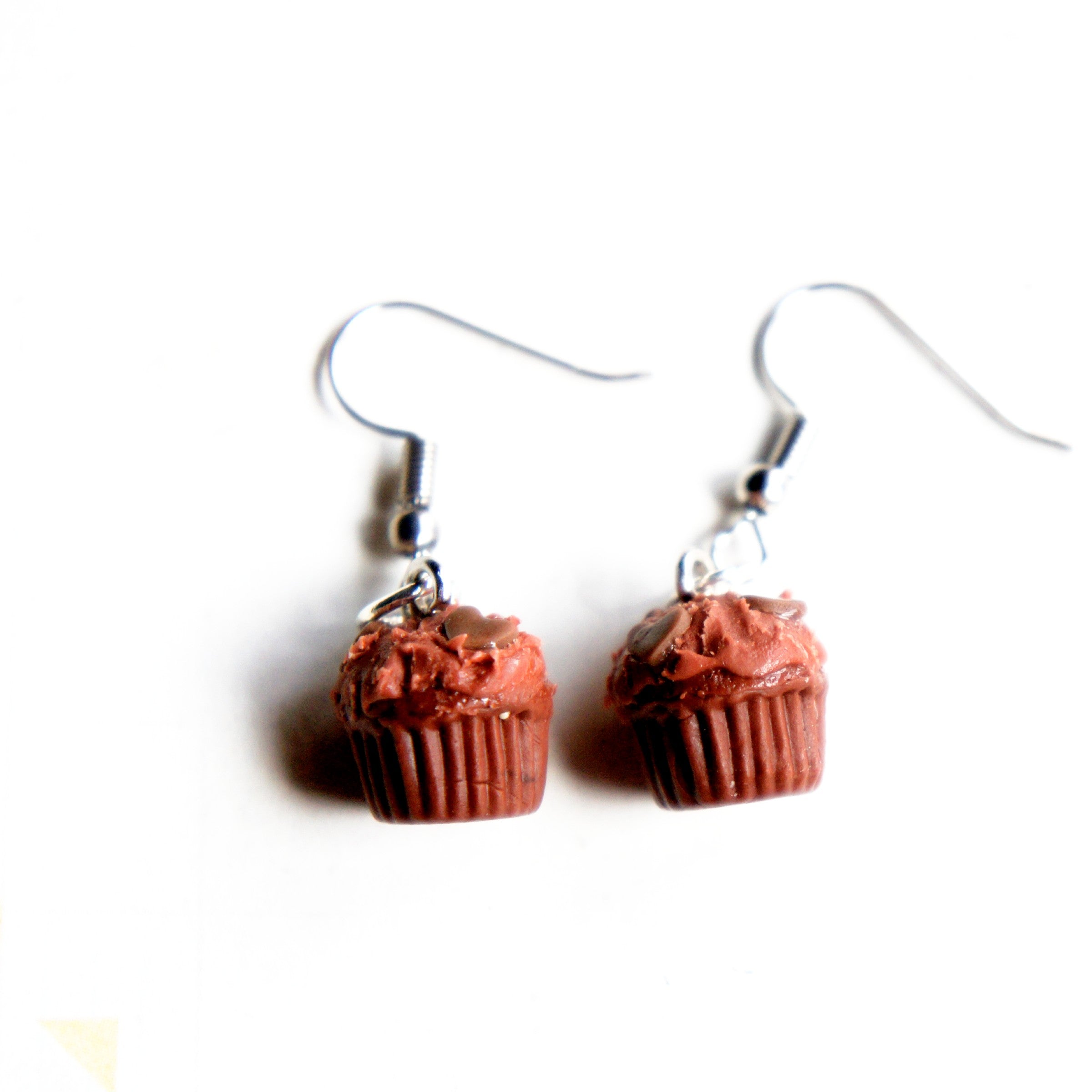 Chocolate Cupcakes Dangle Earrings - Jillicious charms and accessories