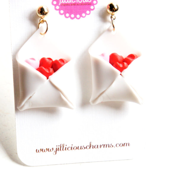 Love Letter Dangle Earrings - Jillicious charms and accessories