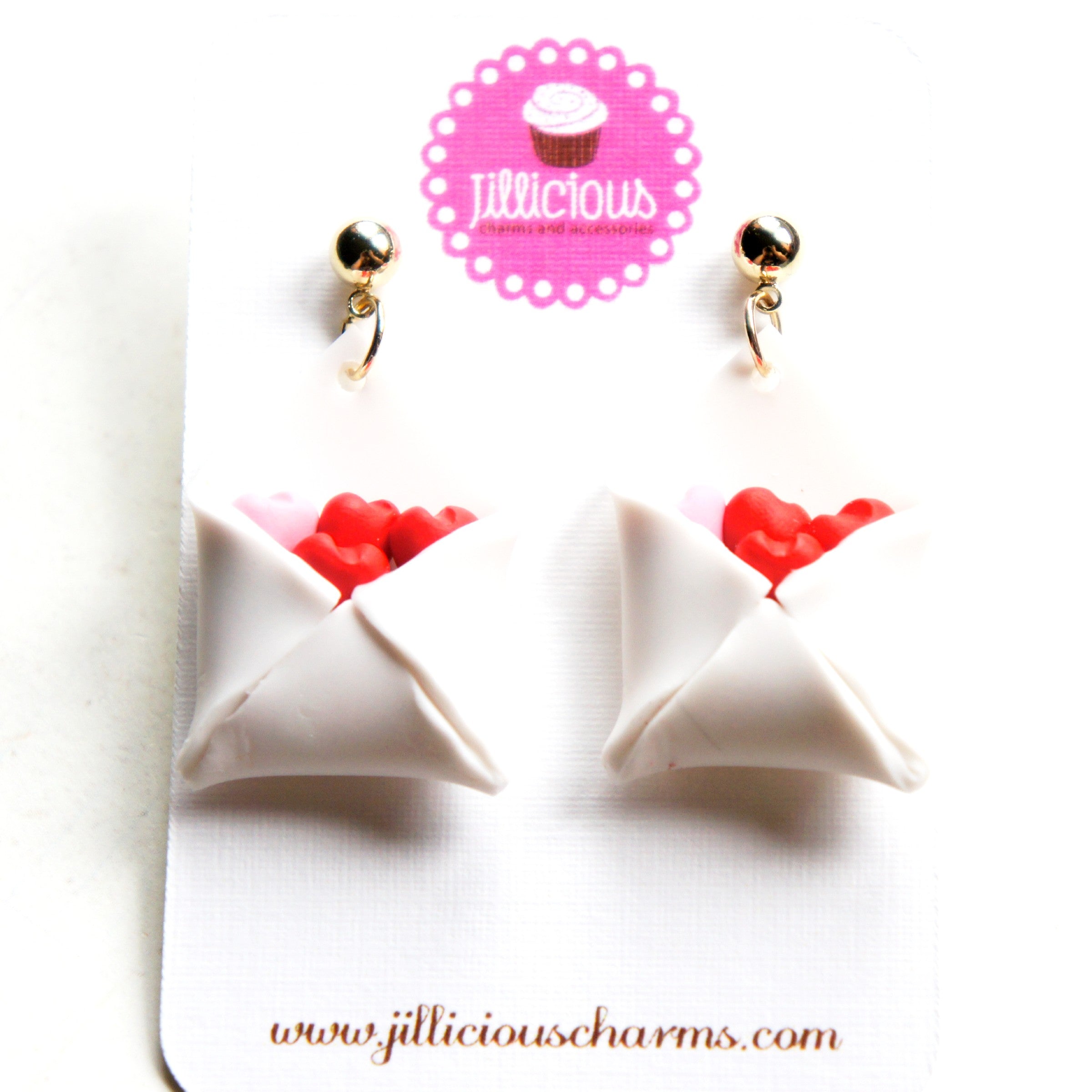 Love Letter Dangle Earrings - Jillicious charms and accessories