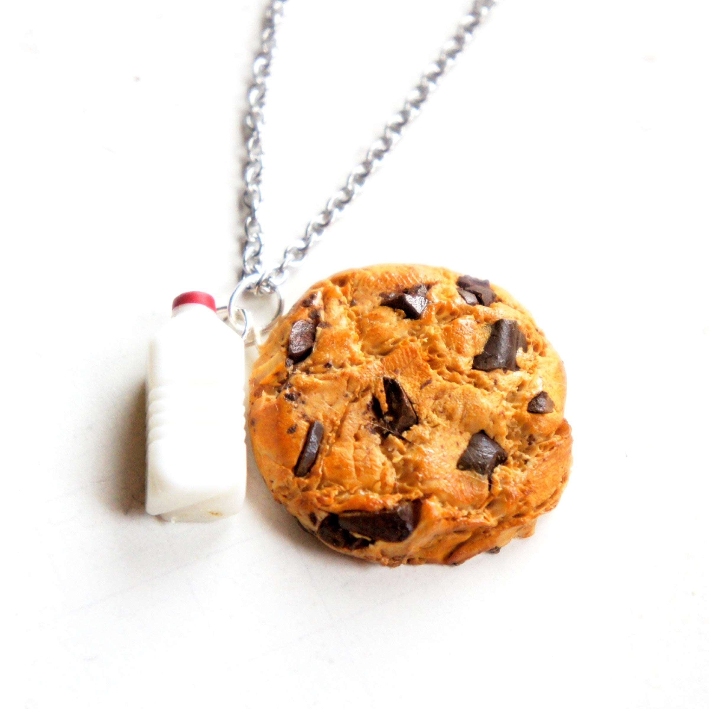 Cookie and Milk Necklace - Jillicious charms and accessories