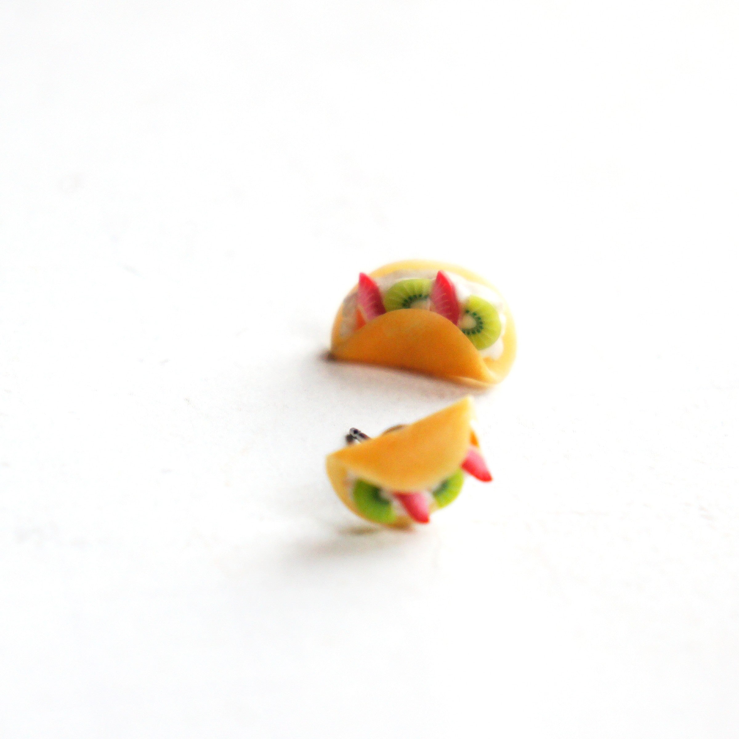 Fruit Crepe Stud Earrings - Jillicious charms and accessories