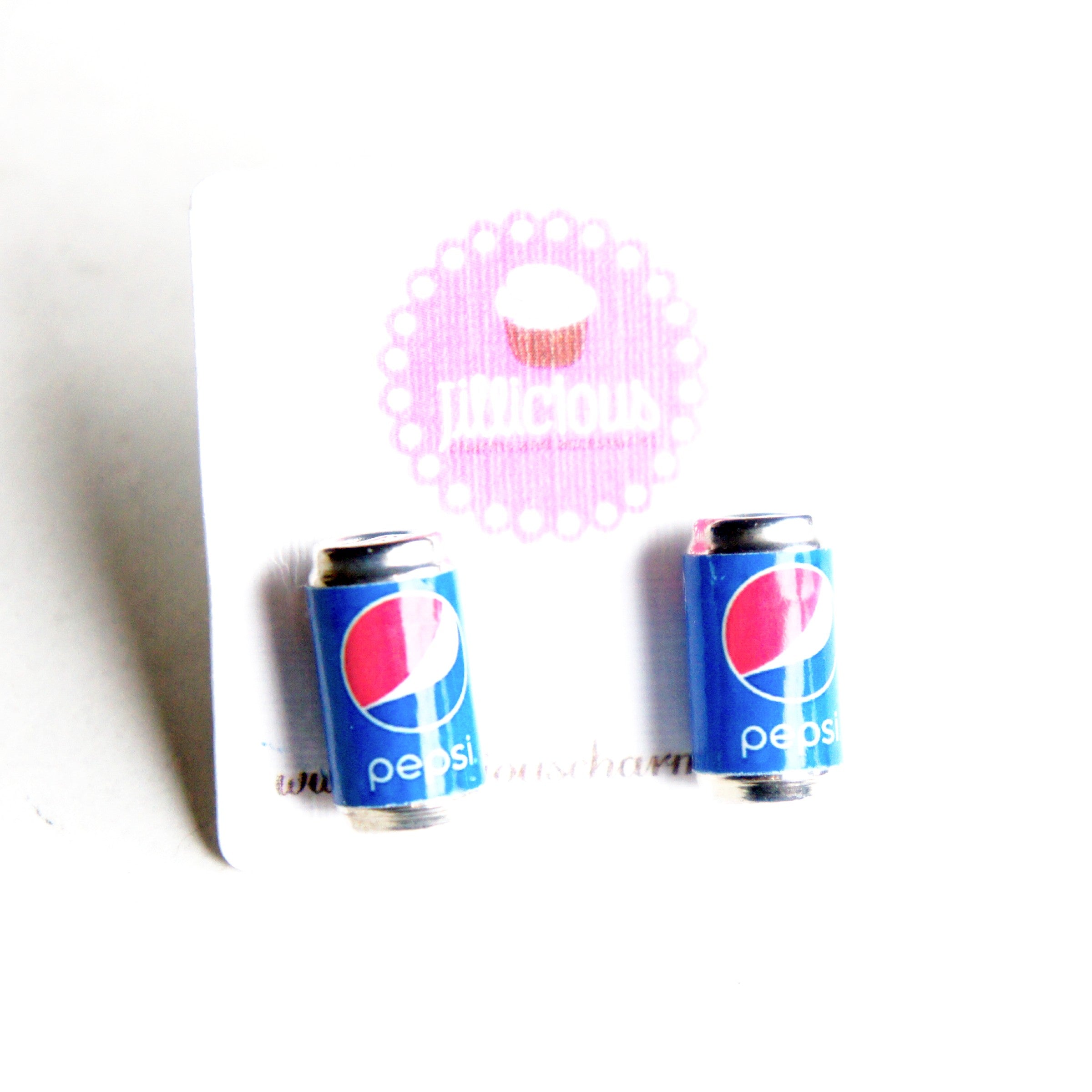 Pepsi Soda Can Earrings - Jillicious charms and accessories