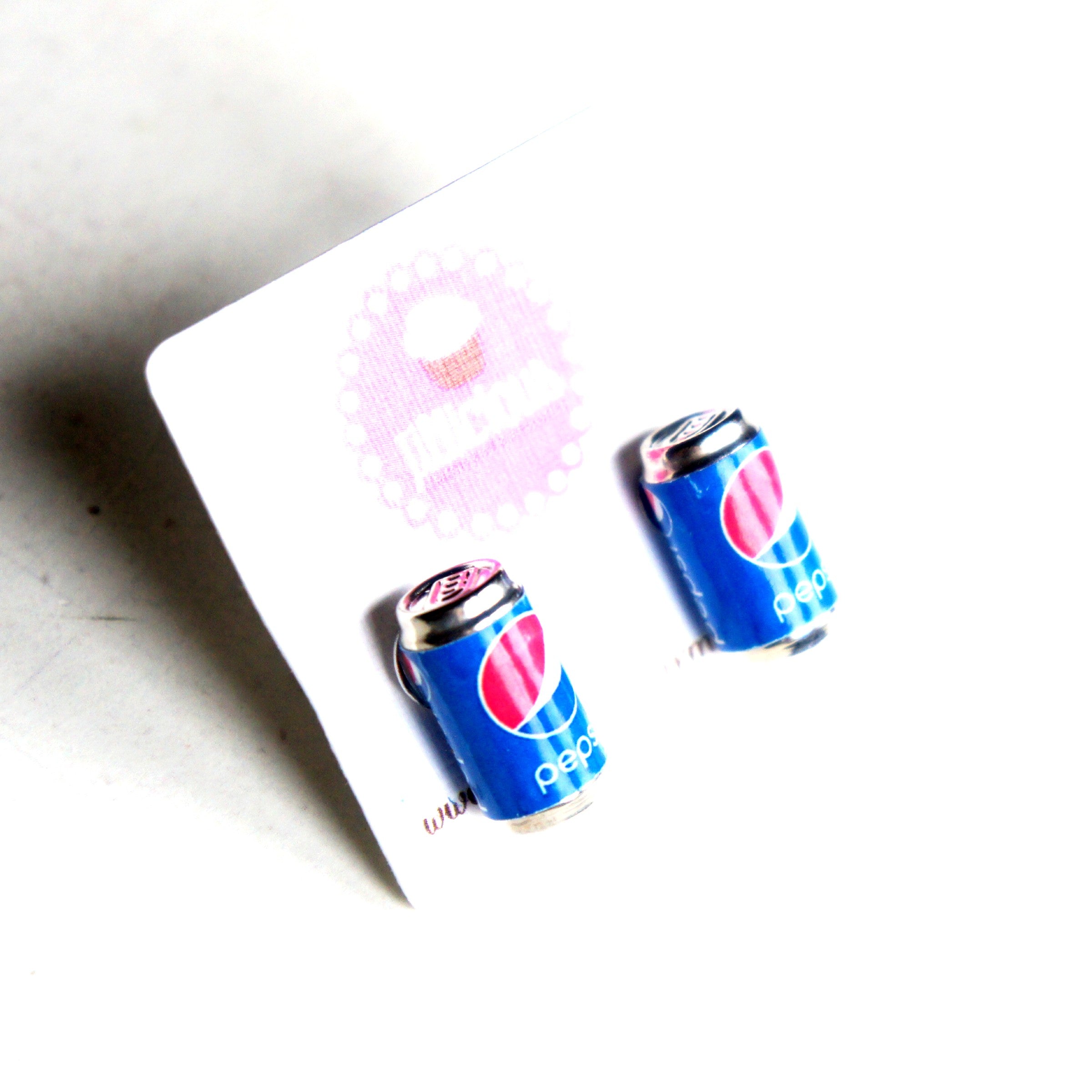 Pepsi Soda Can Earrings - Jillicious charms and accessories