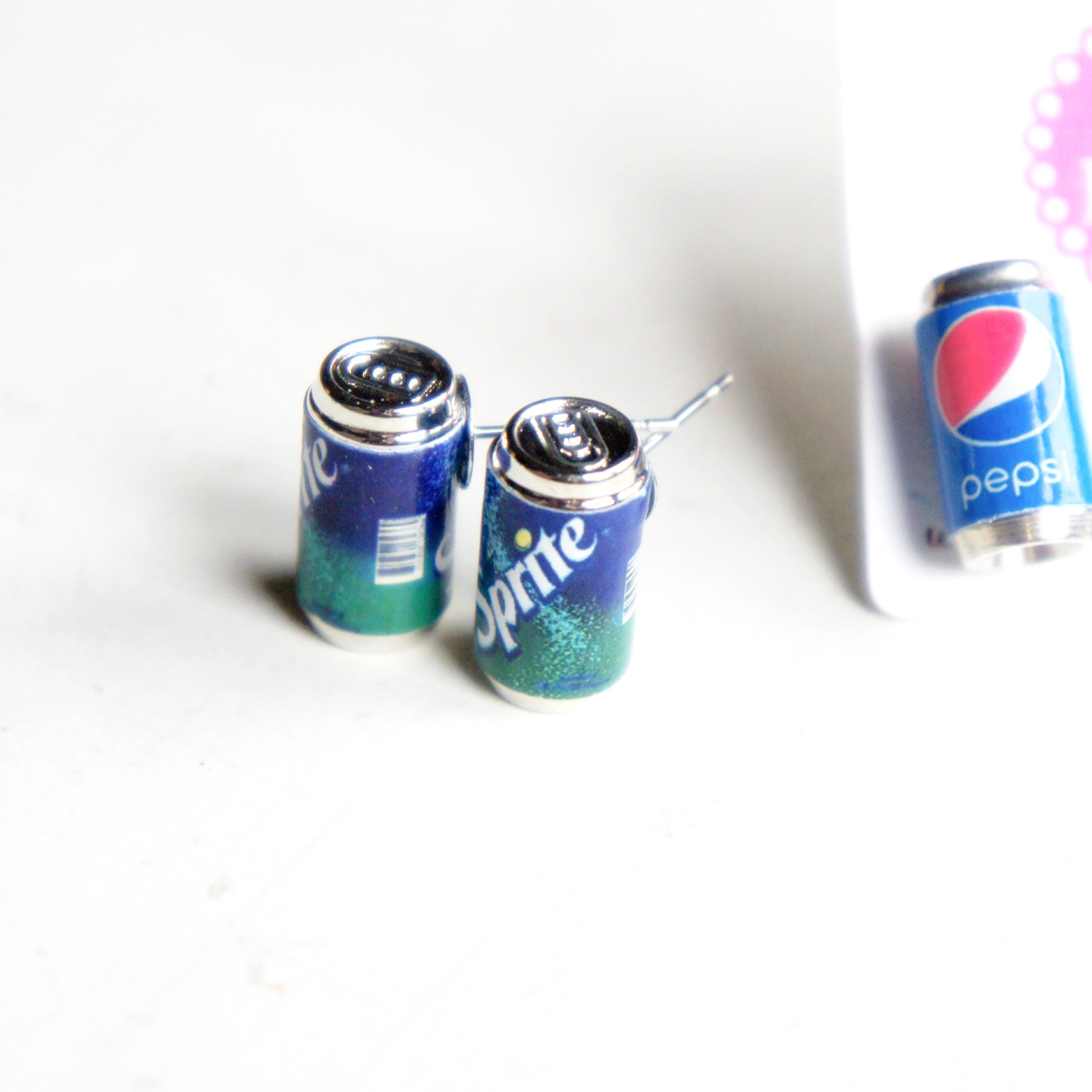 Sprite Soda Can Earrings - Jillicious charms and accessories
