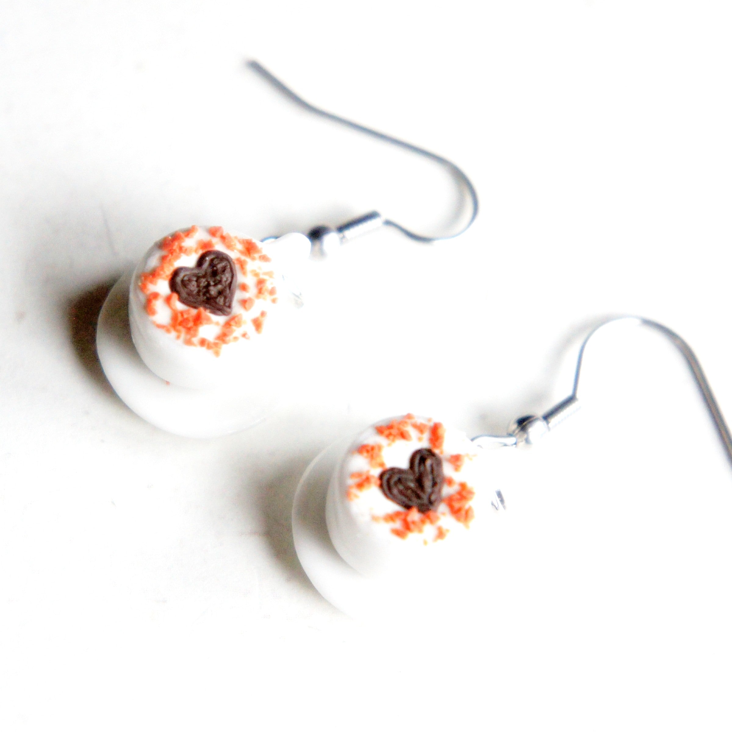 Coffee Cup Dangle Earrings - Jillicious charms and accessories