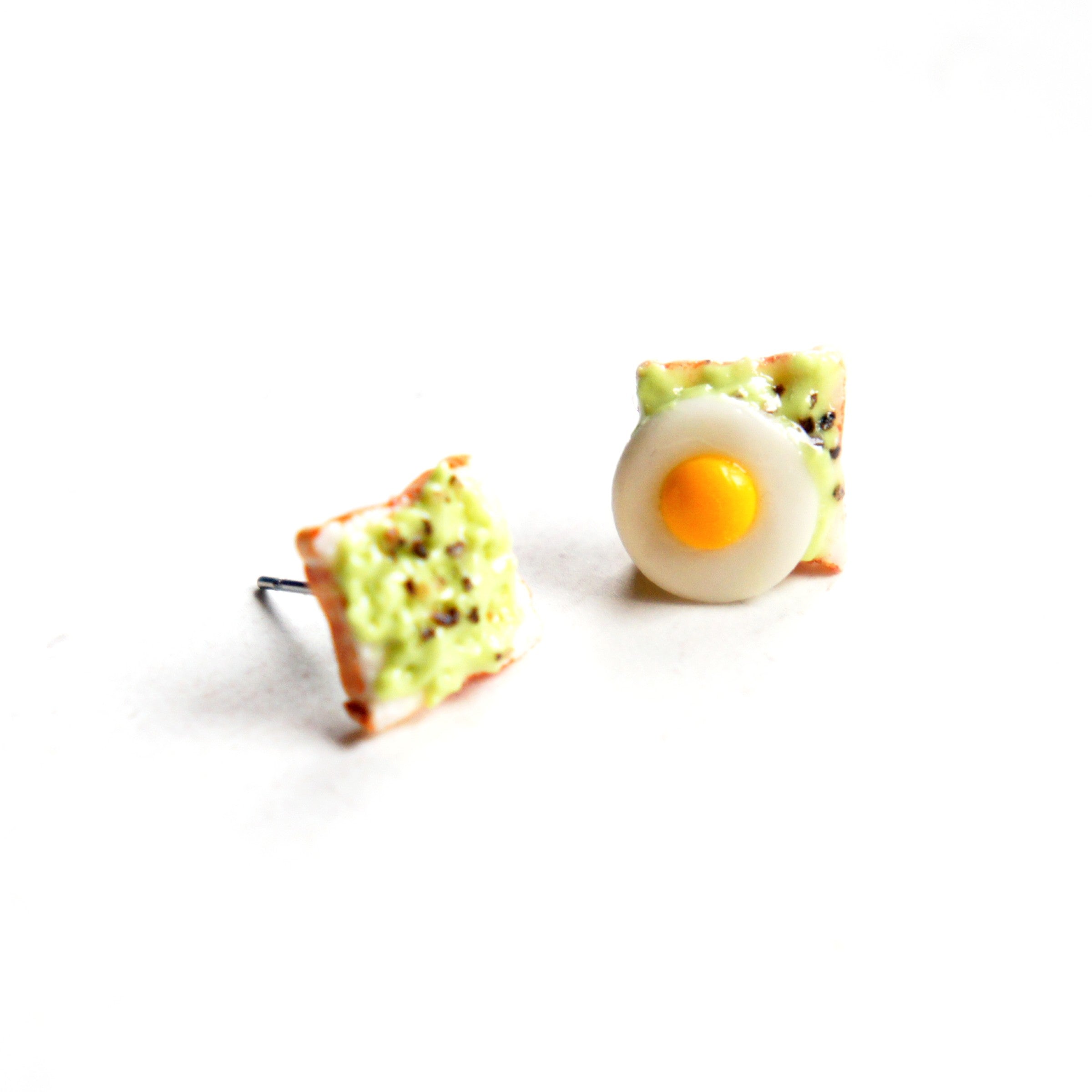 Avocado Toast Stud Earrings - Jillicious charms and accessories