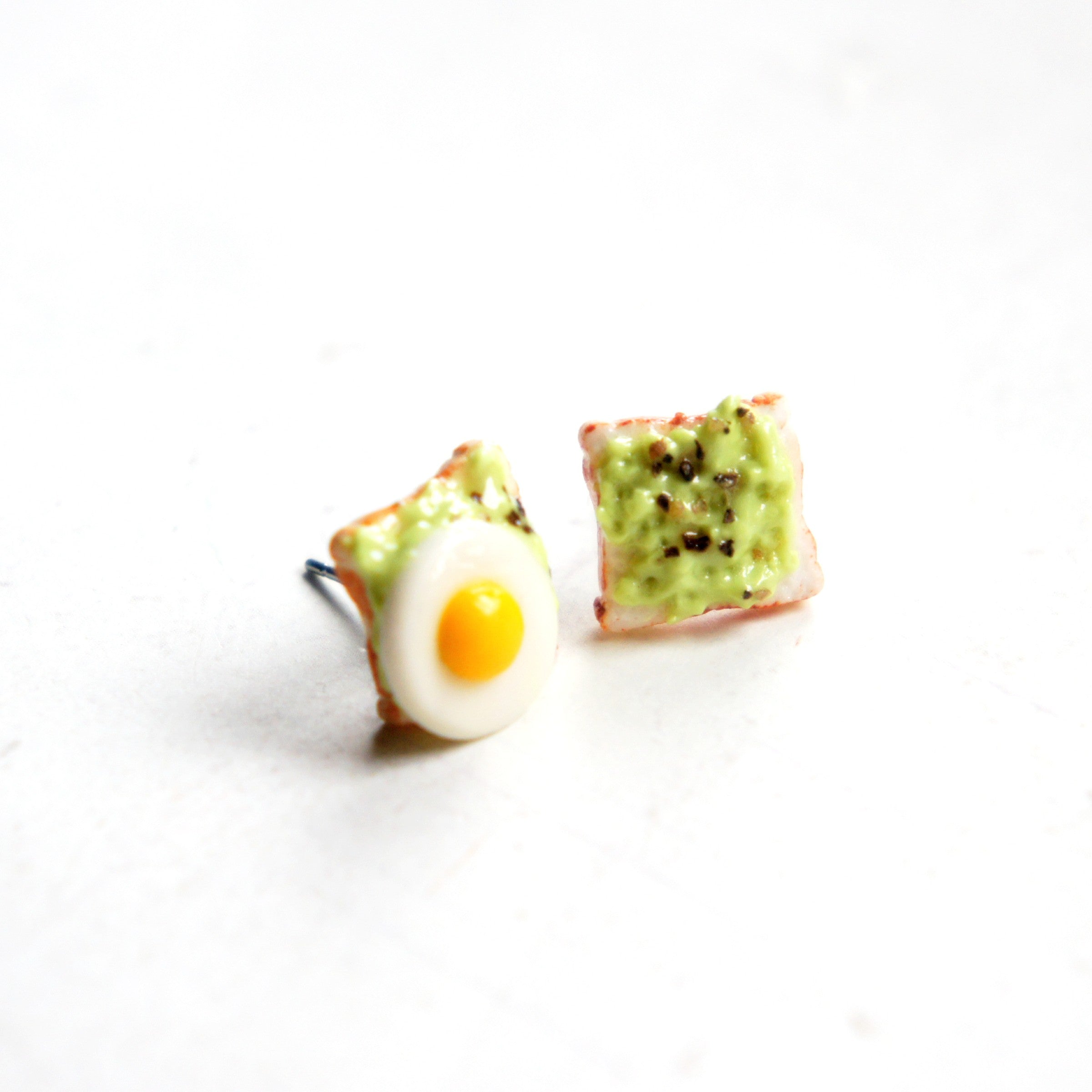 Avocado Toast Stud Earrings - Jillicious charms and accessories